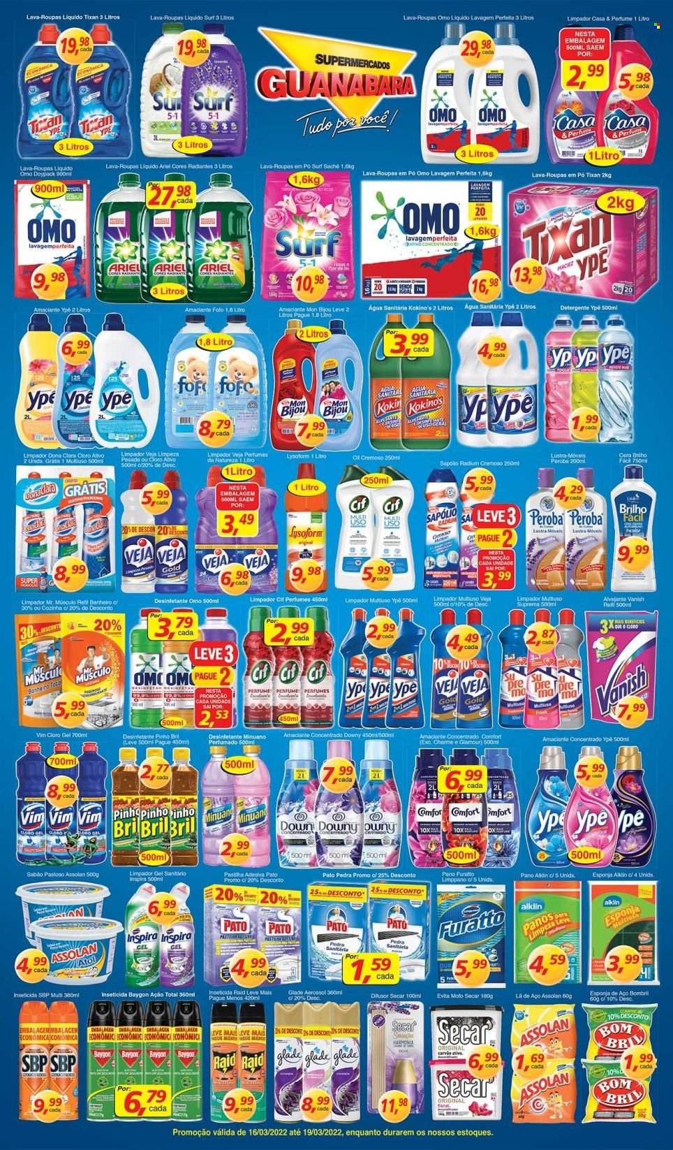 Folheto Supermercados Guanabara - 16/03/2022 - 19/03/2022. Página 6