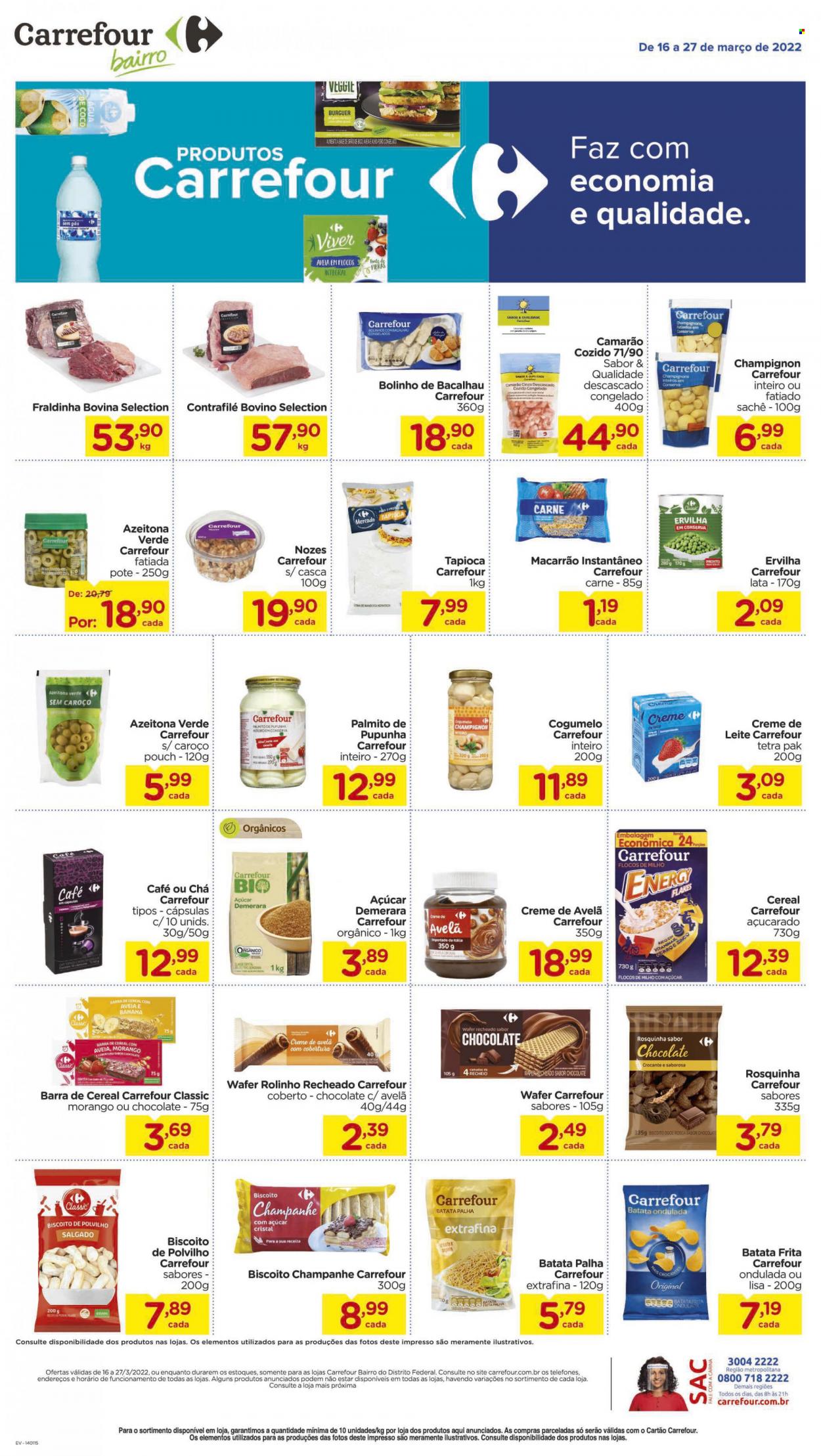 Folheto Carrefour Bairro - 16/03/2022 - 27/03/2022. Página 1