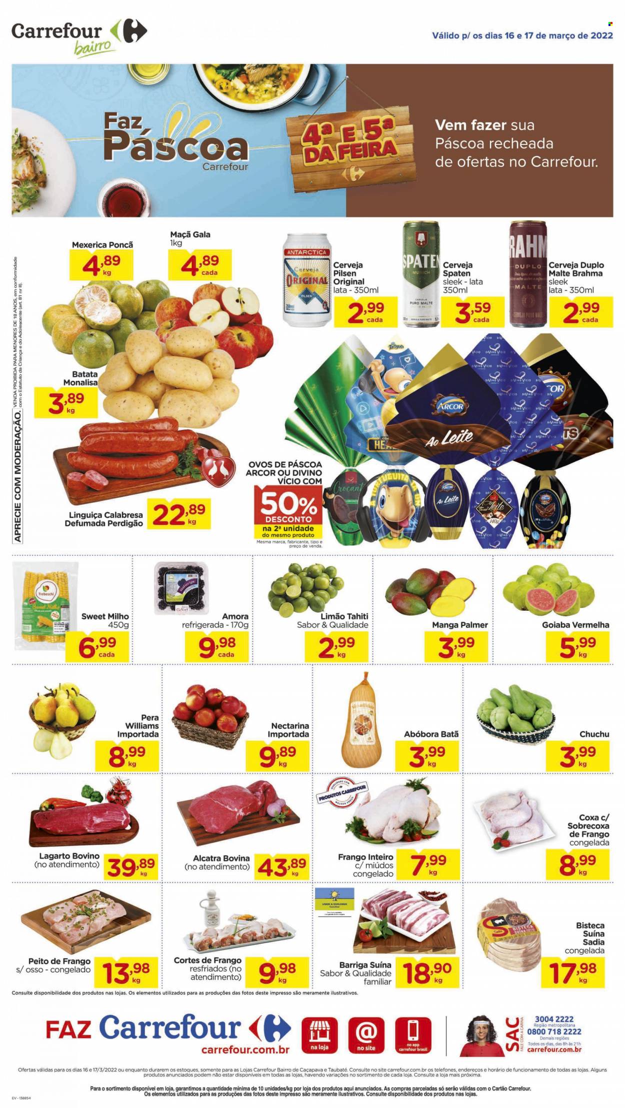 Folheto Carrefour Bairro - 16/03/2022 - 17/03/2022. Página 1