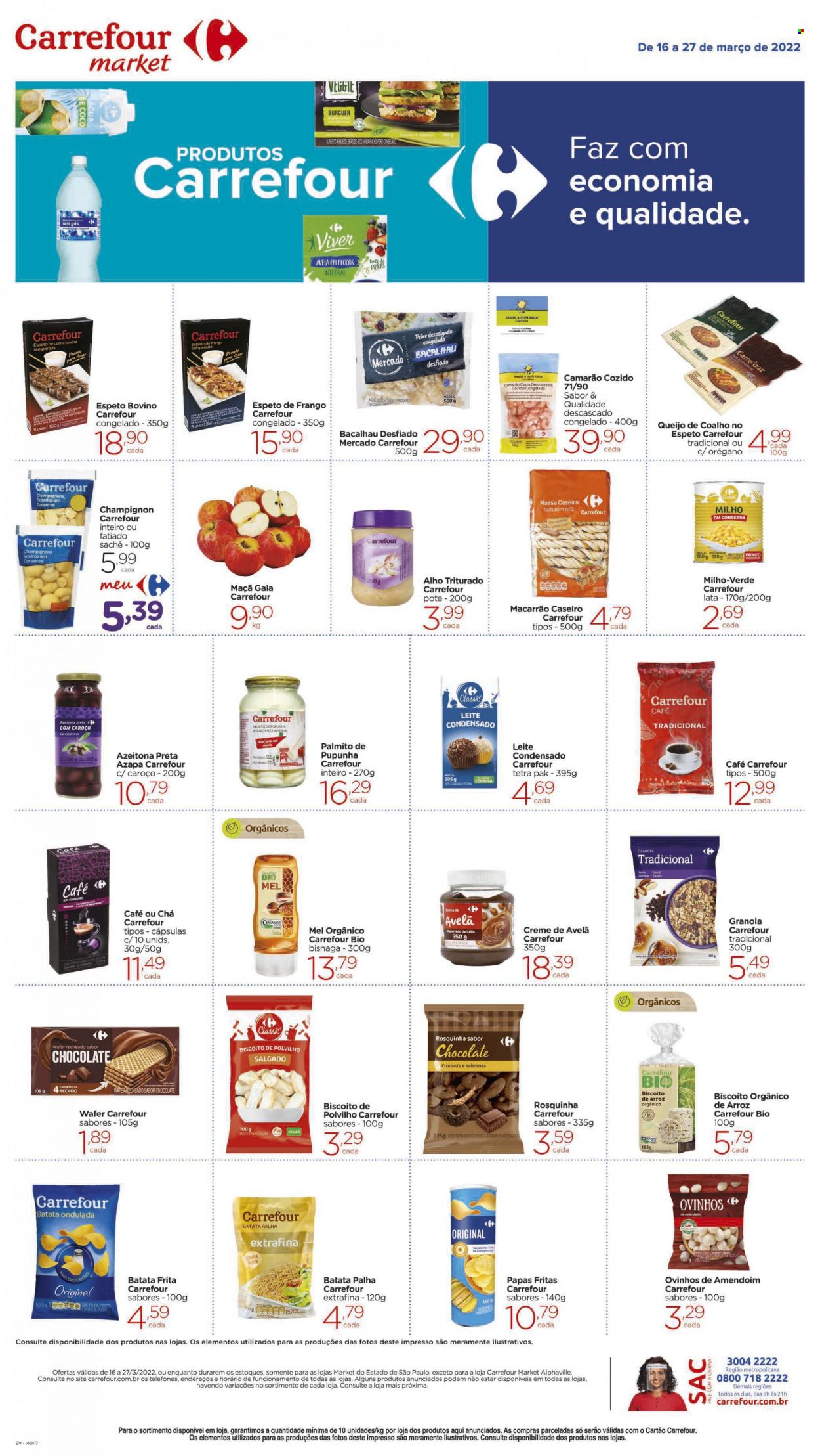 Folheto Carrefour Market - 16/03/2022 - 27/03/2022. Página 1