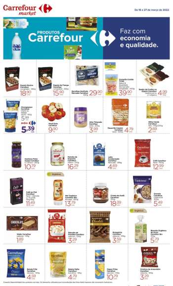 Folheto Carrefour Market - 16/03/2022 - 27/03/2022.
