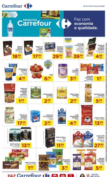 Folheto Carrefour Hiper - 16/03/2022 - 27/03/2022.