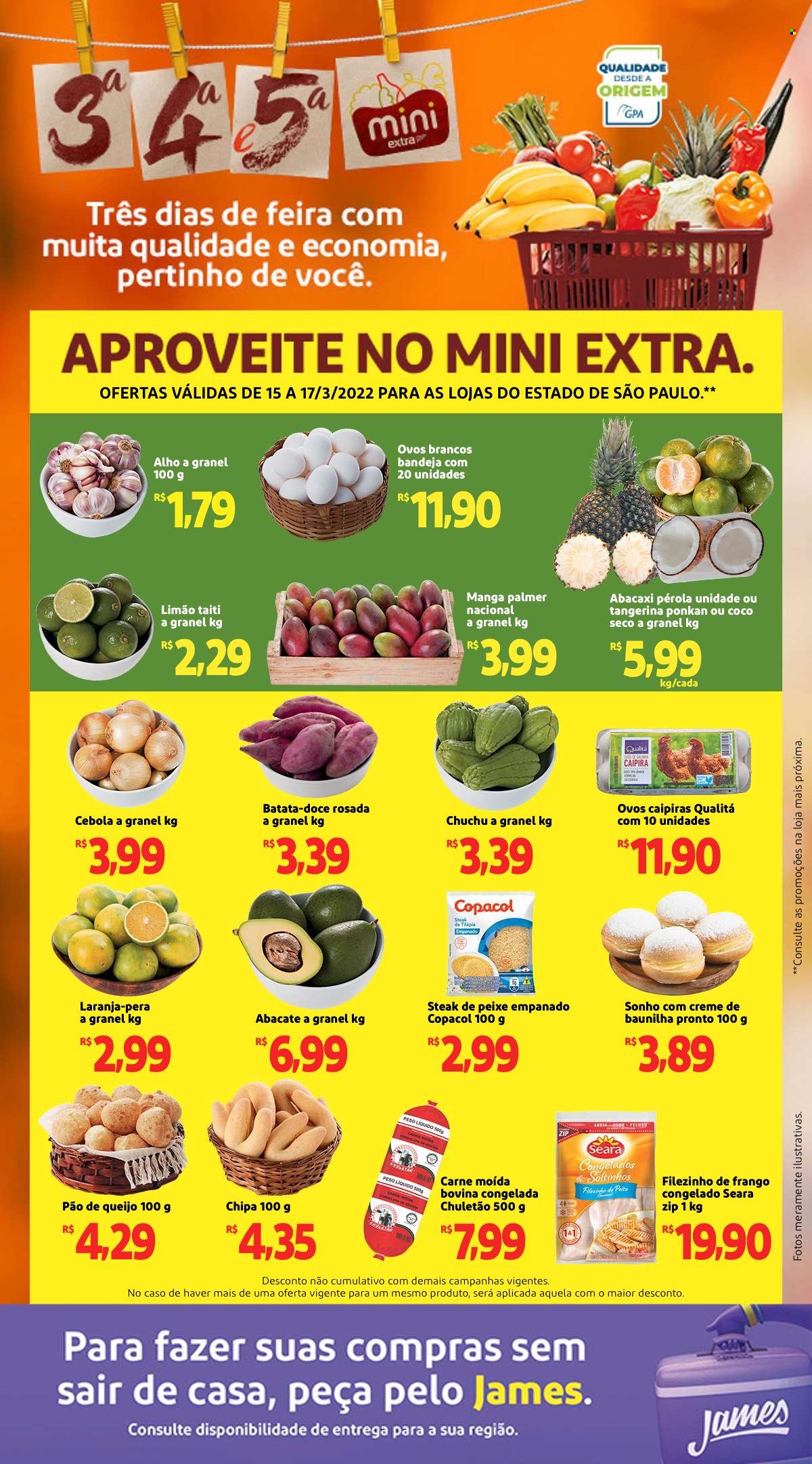 Folheto Mini Extra - 15/03/2022 - 17/03/2022. Página 1