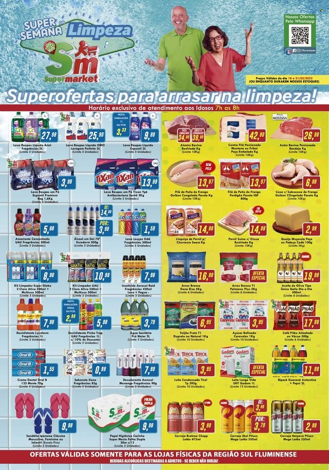 Folheto Rede Supermarket - 18/03/2022 - 21/03/2022. Página 1