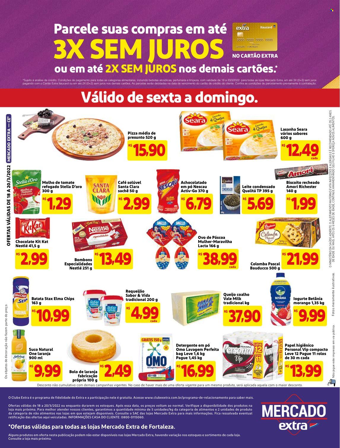 Folheto Mercado Extra - 18/03/2022 - 20/03/2022. Página 2
