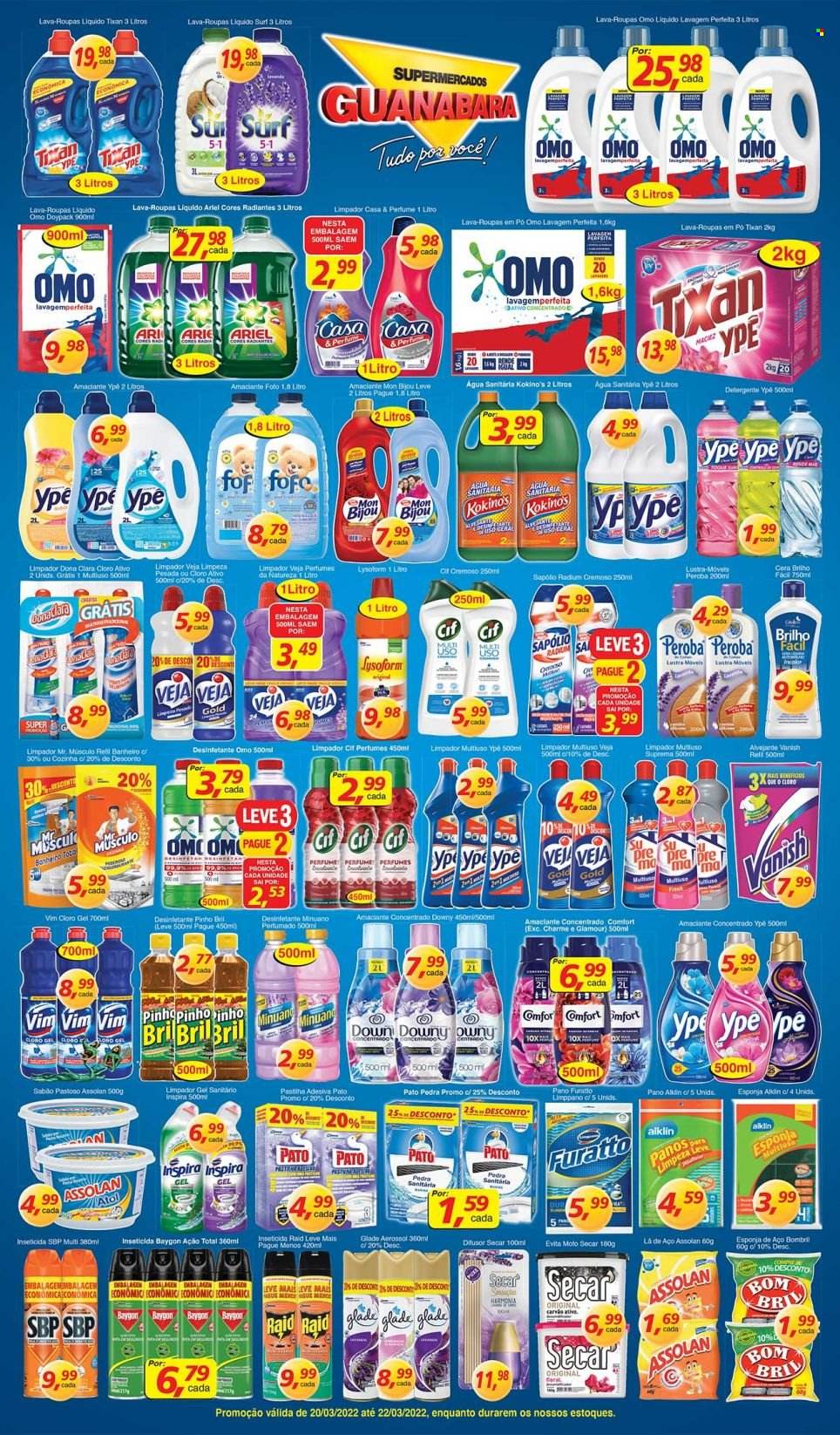 Folheto Supermercados Guanabara - 20/03/2022 - 22/03/2022. Página 6