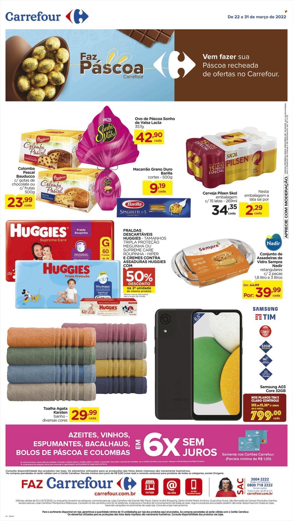 Folheto Carrefour Hiper - 22/03/2022 - 31/03/2022. Página 1