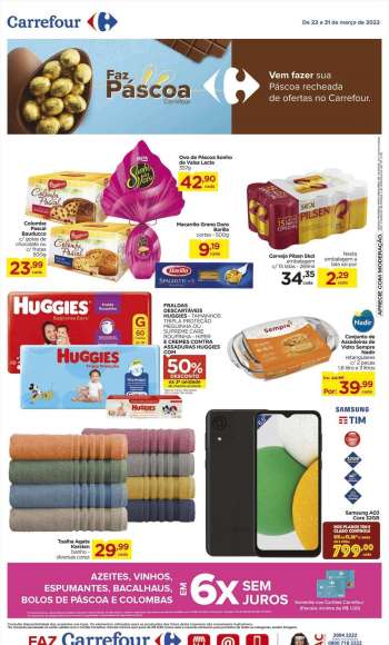 Folheto Carrefour Hiper - 22/03/2022 - 31/03/2022.