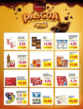 Folheto Spani Atacadista - 22/03/2022 - 28/03/2022.