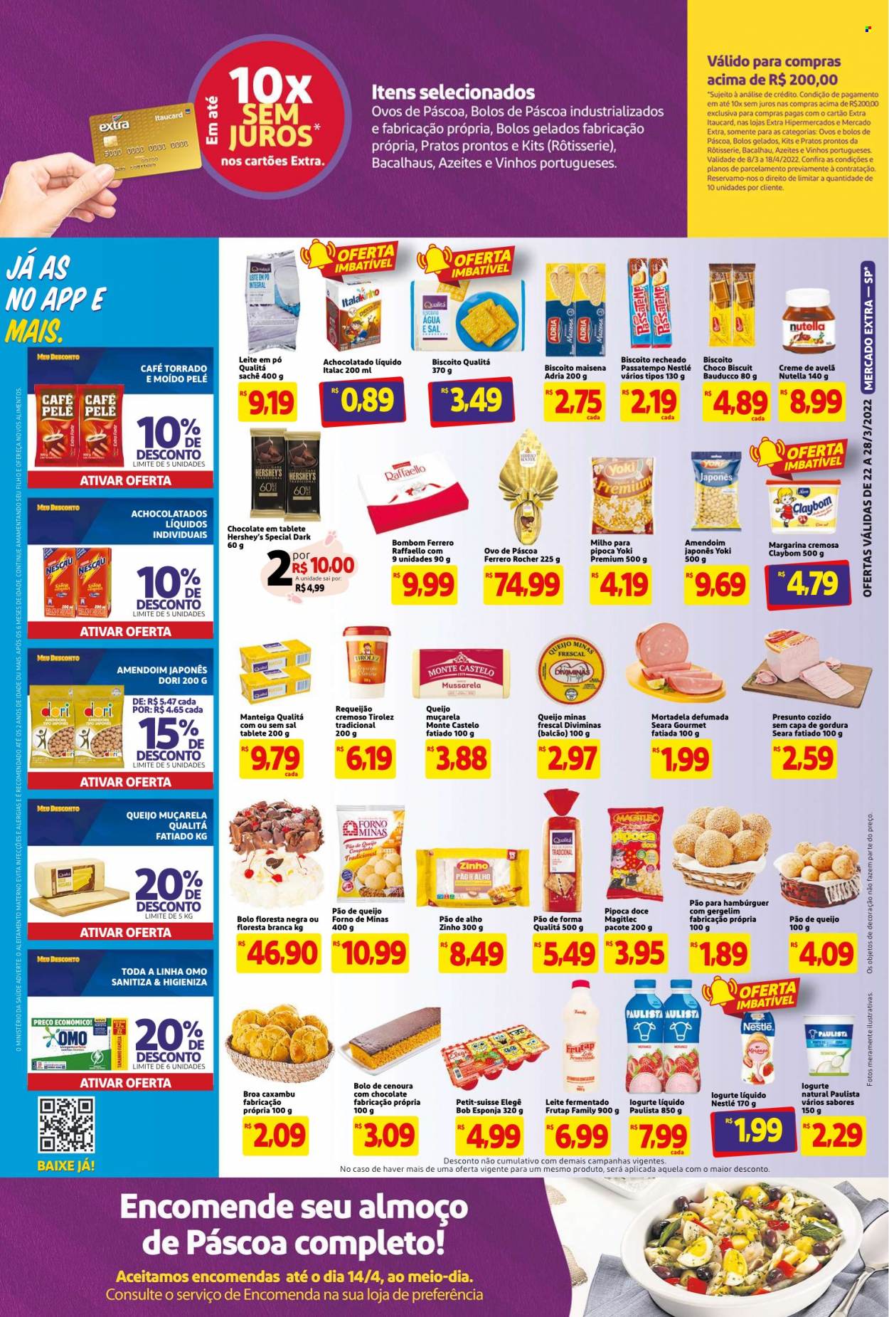 Folheto Mercado Extra - 22/03/2022 - 28/03/2022. Página 3
