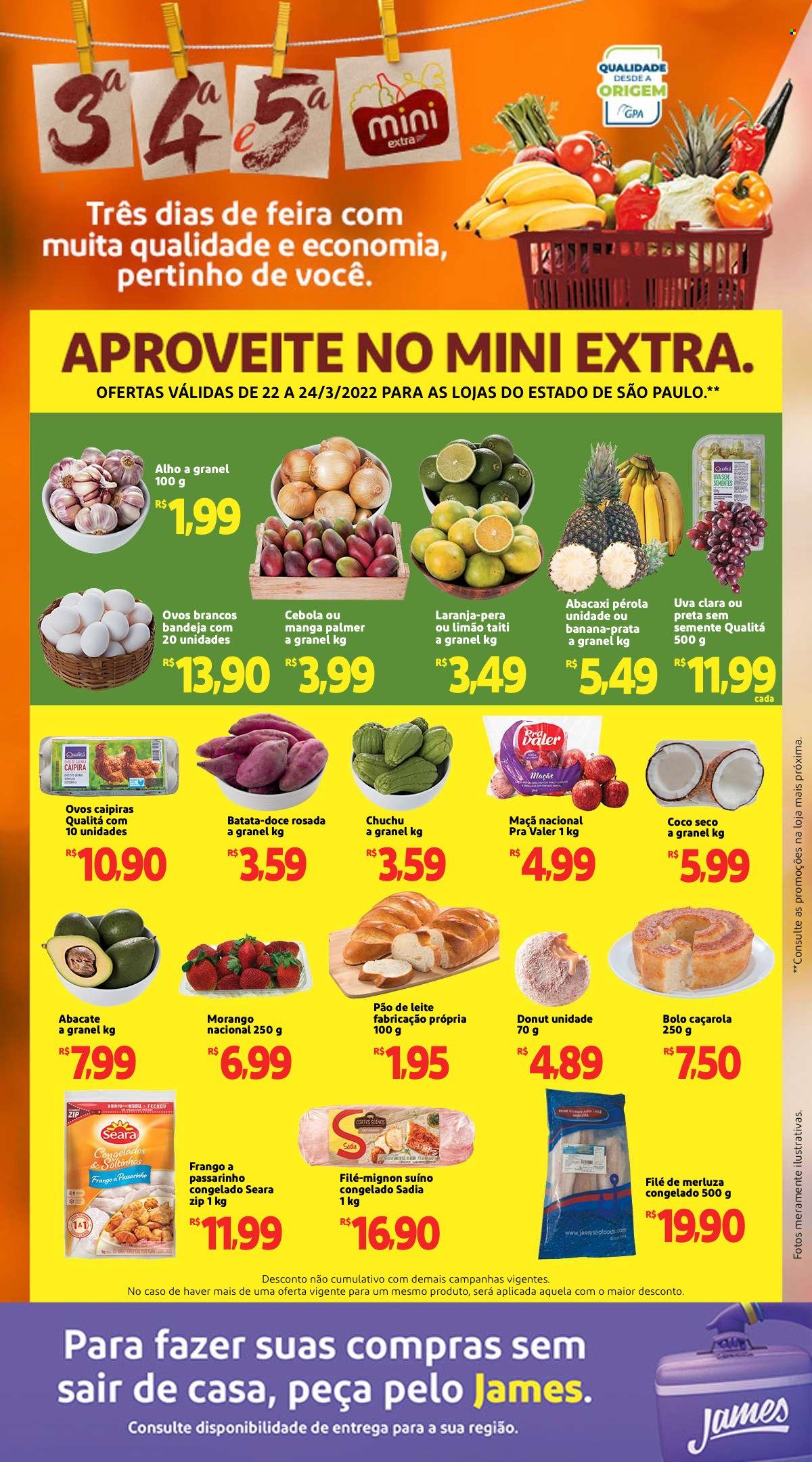 Folheto Mini Extra - 22/03/2022 - 24/03/2022. Página 1