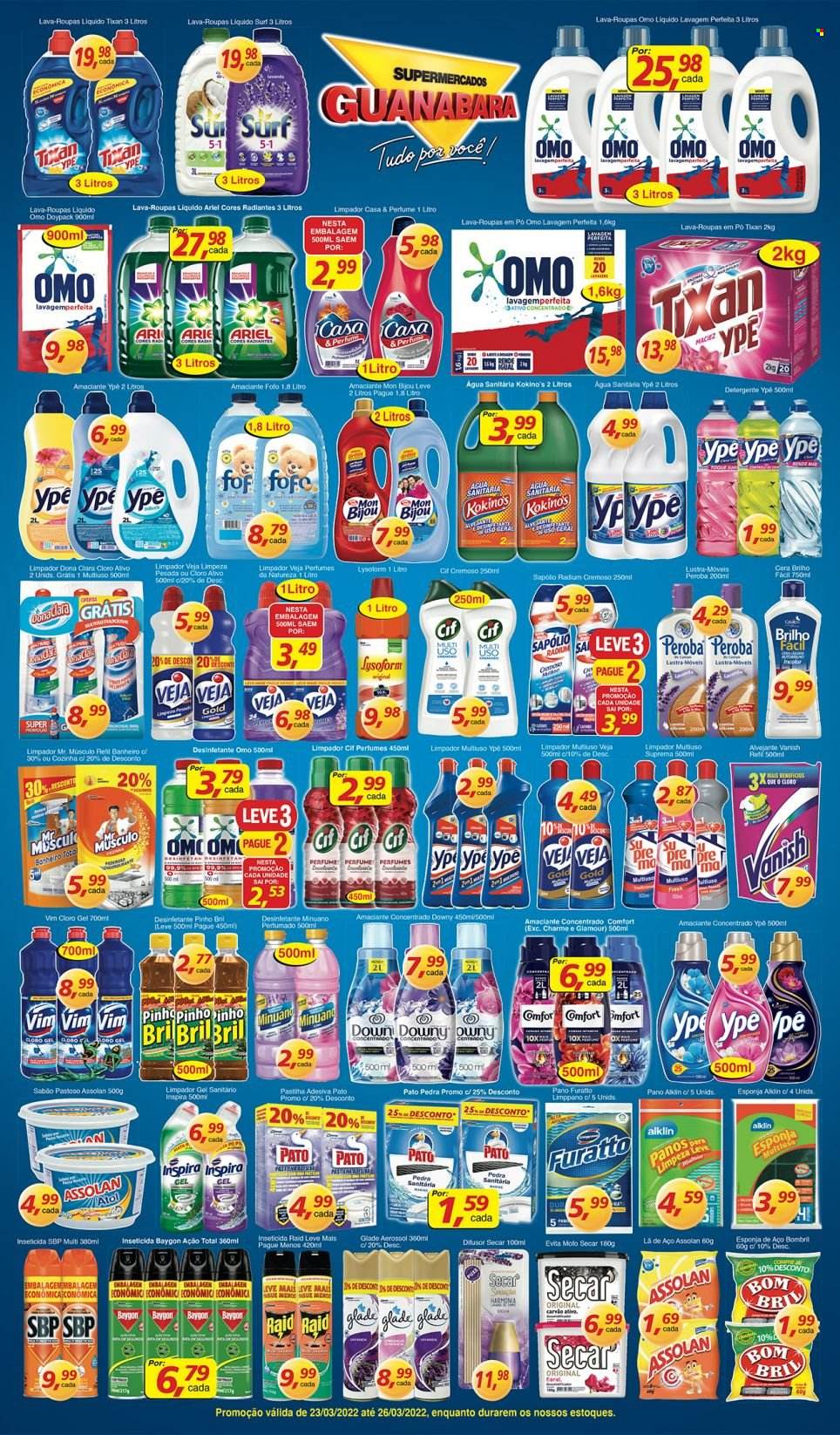 Folheto Supermercados Guanabara - 23/03/2022 - 26/03/2022. Página 6