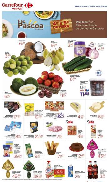 Folheto Carrefour Market - 23/03/2022 - 24/03/2022.