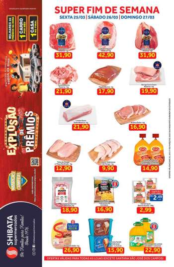 Folheto Shibata Supermercados - 25/03/2022 - 27/03/2022.