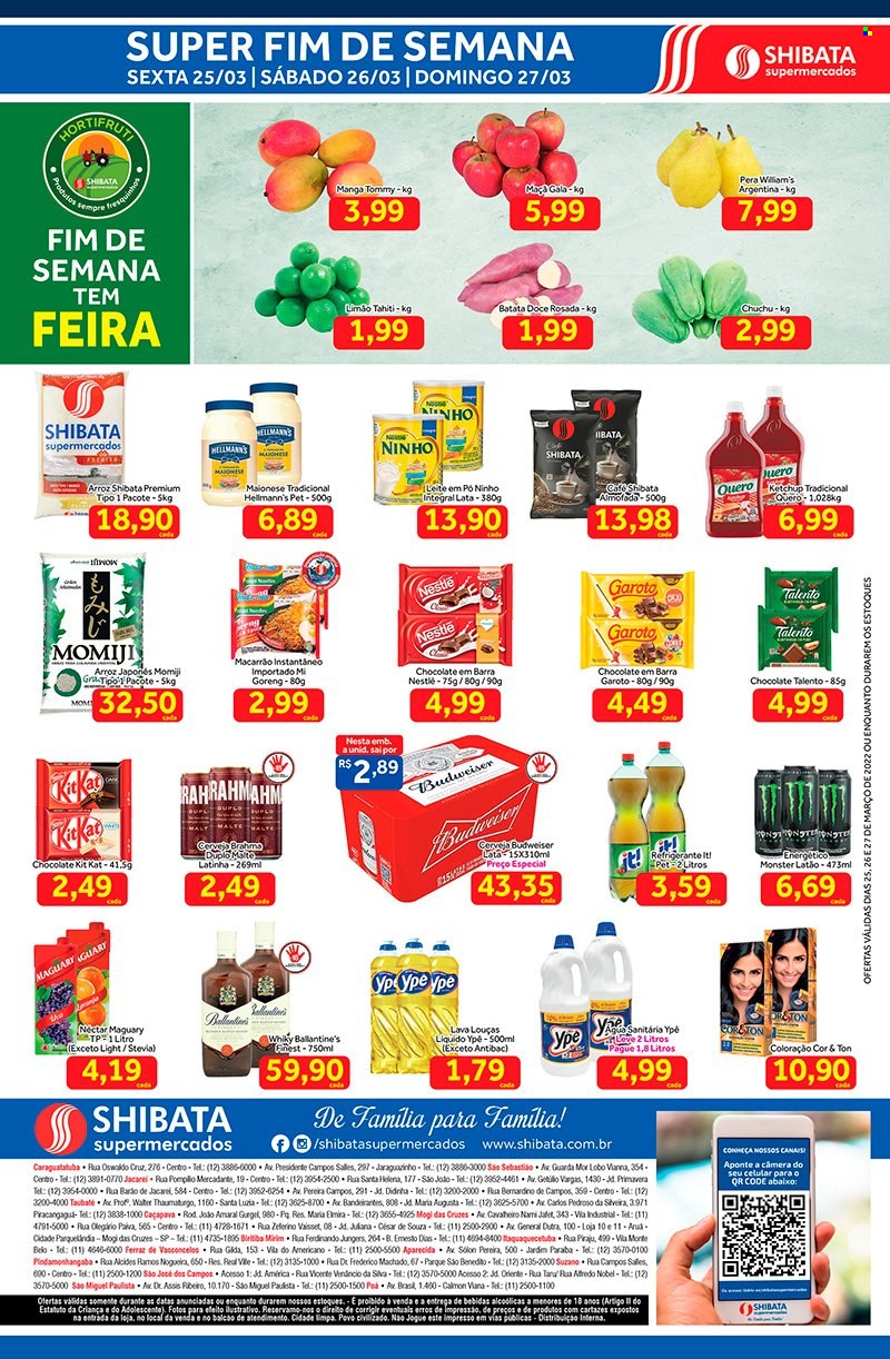 Folheto Shibata Supermercados - 25/03/2022 - 27/03/2022. Página 2