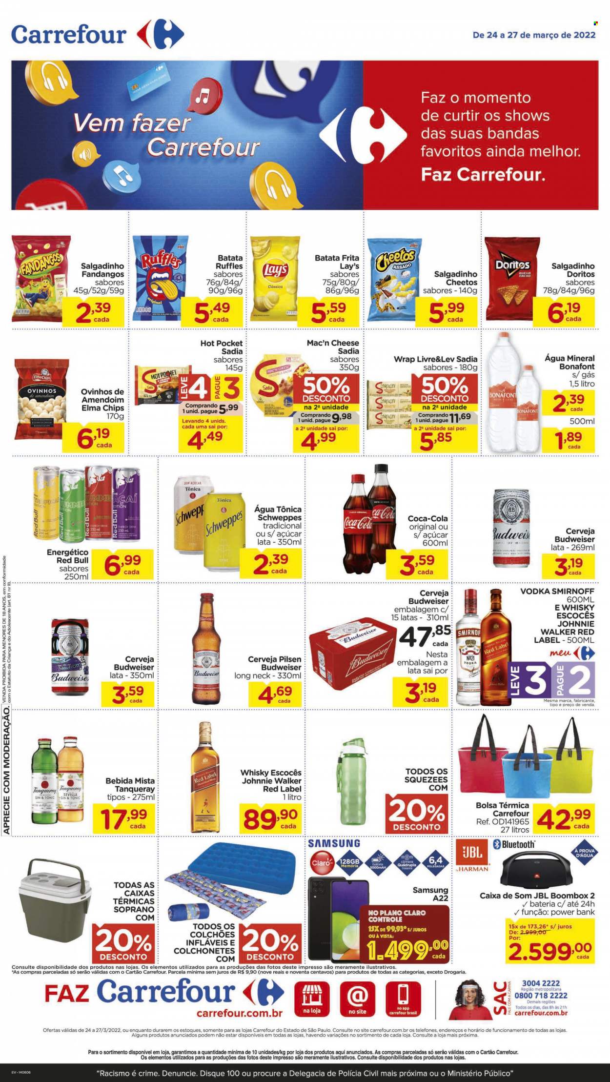 Folheto Carrefour Hiper - 24/03/2022 - 27/03/2022. Página 1