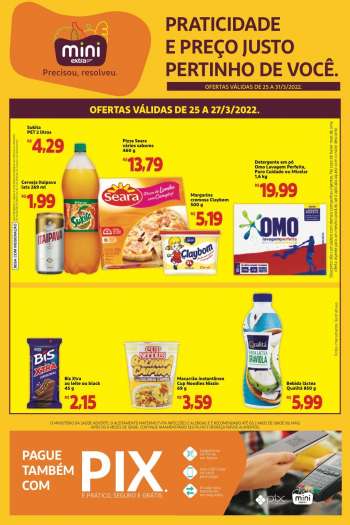 Folheto Mini Extra - 25/03/2022 - 31/03/2022.