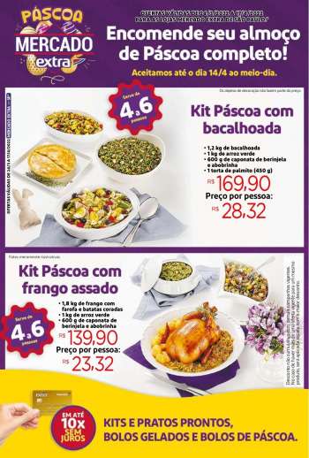 Folheto Mercado Extra - 24/03/2022 - 17/04/2022.