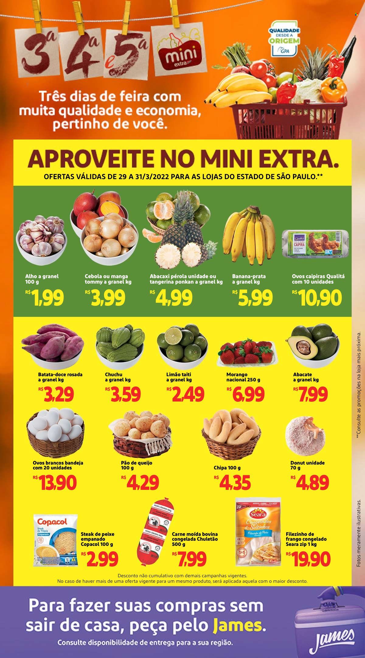 Folheto Mini Extra - 29/03/2022 - 31/03/2022. Página 1