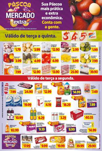 Folheto Mercado Extra - 29/03/2022 - 04/04/2022.