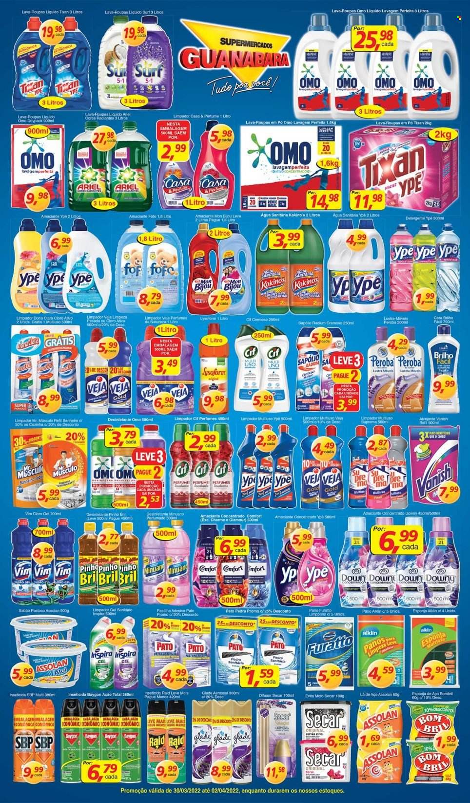 Folheto Supermercados Guanabara - 30/03/2022 - 02/04/2022. Página 6