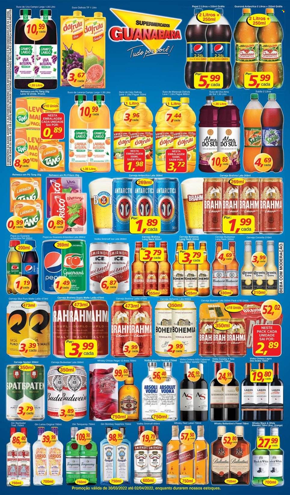 Folheto Supermercados Guanabara - 30/03/2022 - 02/04/2022. Página 7