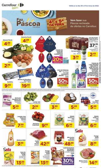 Folheto Carrefour Bairro - 30/03/2022 - 31/03/2022.