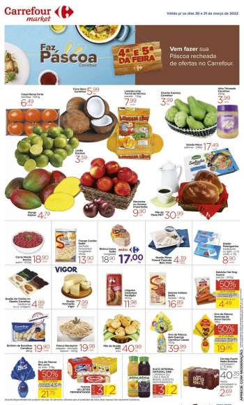 Folheto Carrefour Market - 30/03/2022 - 31/03/2022.