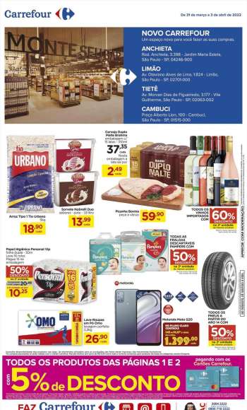 Folheto Carrefour Hiper - 31/03/2022 - 03/04/2022.