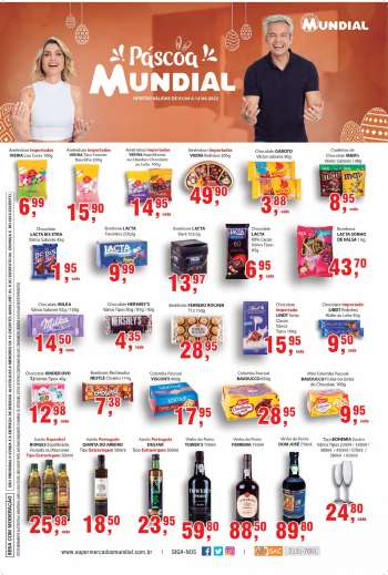 Folheto Supermercados Mundial - 01/04/2022 - 14/04/2022.