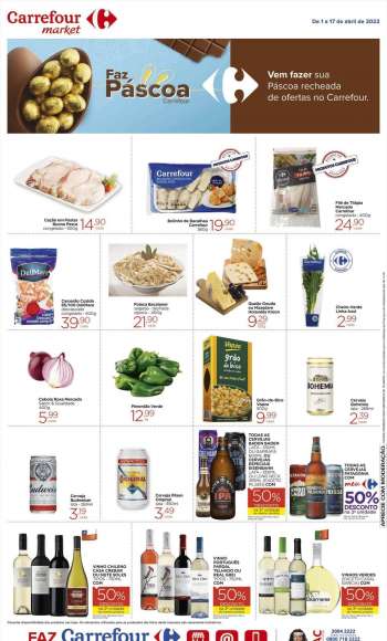 Folheto Carrefour Market - 01/04/2022 - 17/04/2022.