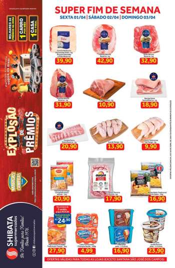 Folheto Shibata Supermercados - 01/04/2022 - 03/04/2022.
