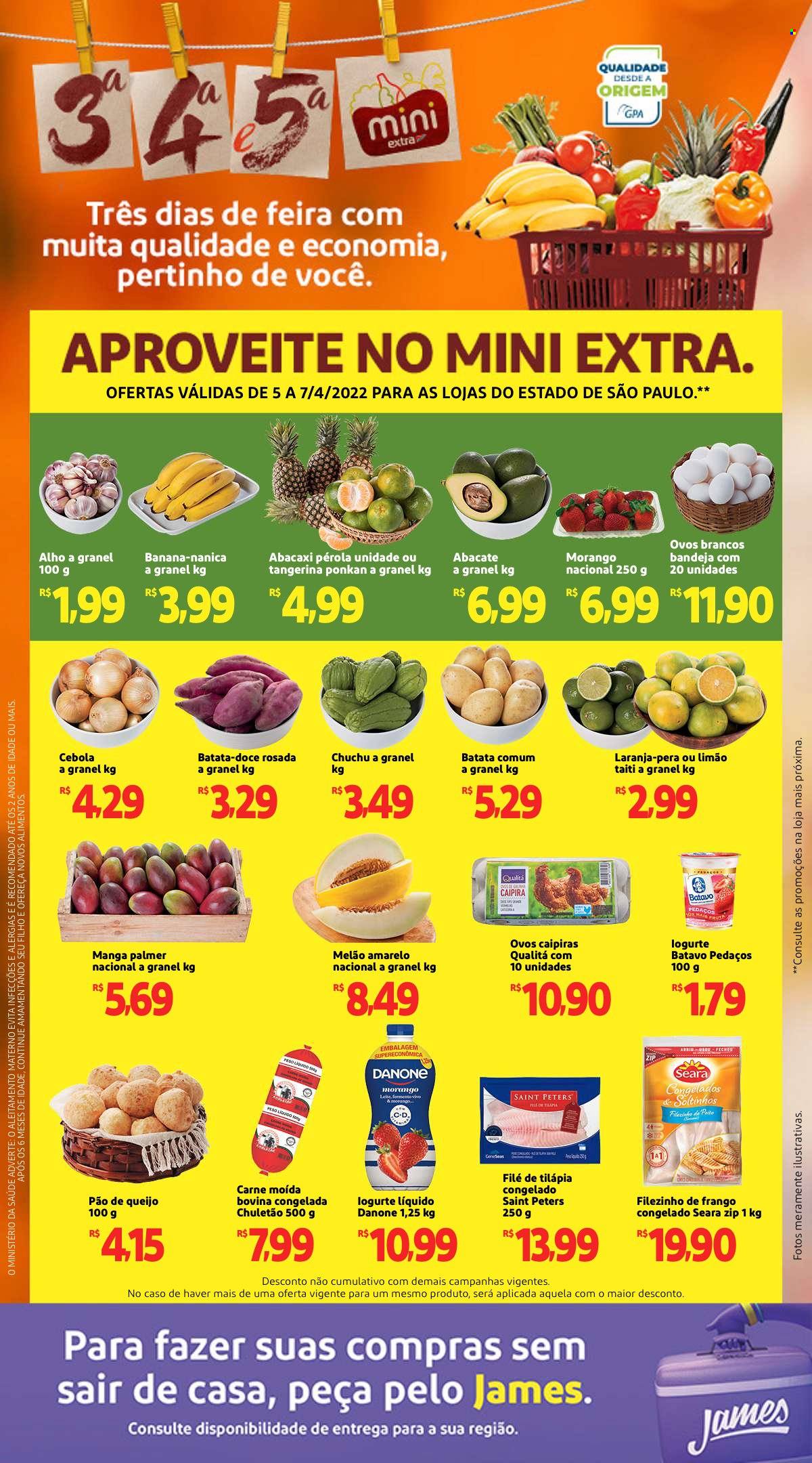 Folheto Mini Extra - 05/04/2022 - 07/04/2022. Página 1
