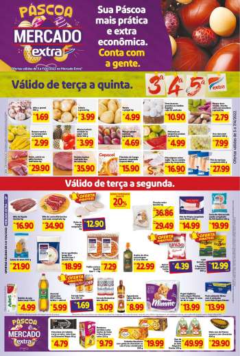 Folheto Mercado Extra - 05/04/2022 - 11/04/2022.