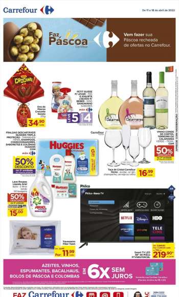 Folheto Carrefour Hiper - 11/04/2022 - 18/04/2022.
