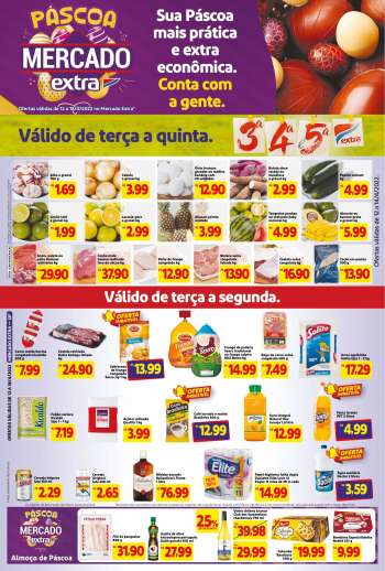 Folheto Mercado Extra - 12/04/2022 - 18/04/2022.