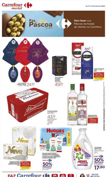 Folheto Carrefour Market - 11/04/2022 - 17/04/2022.