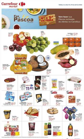 Folheto Carrefour Market - 13/04/2022 - 14/04/2022.