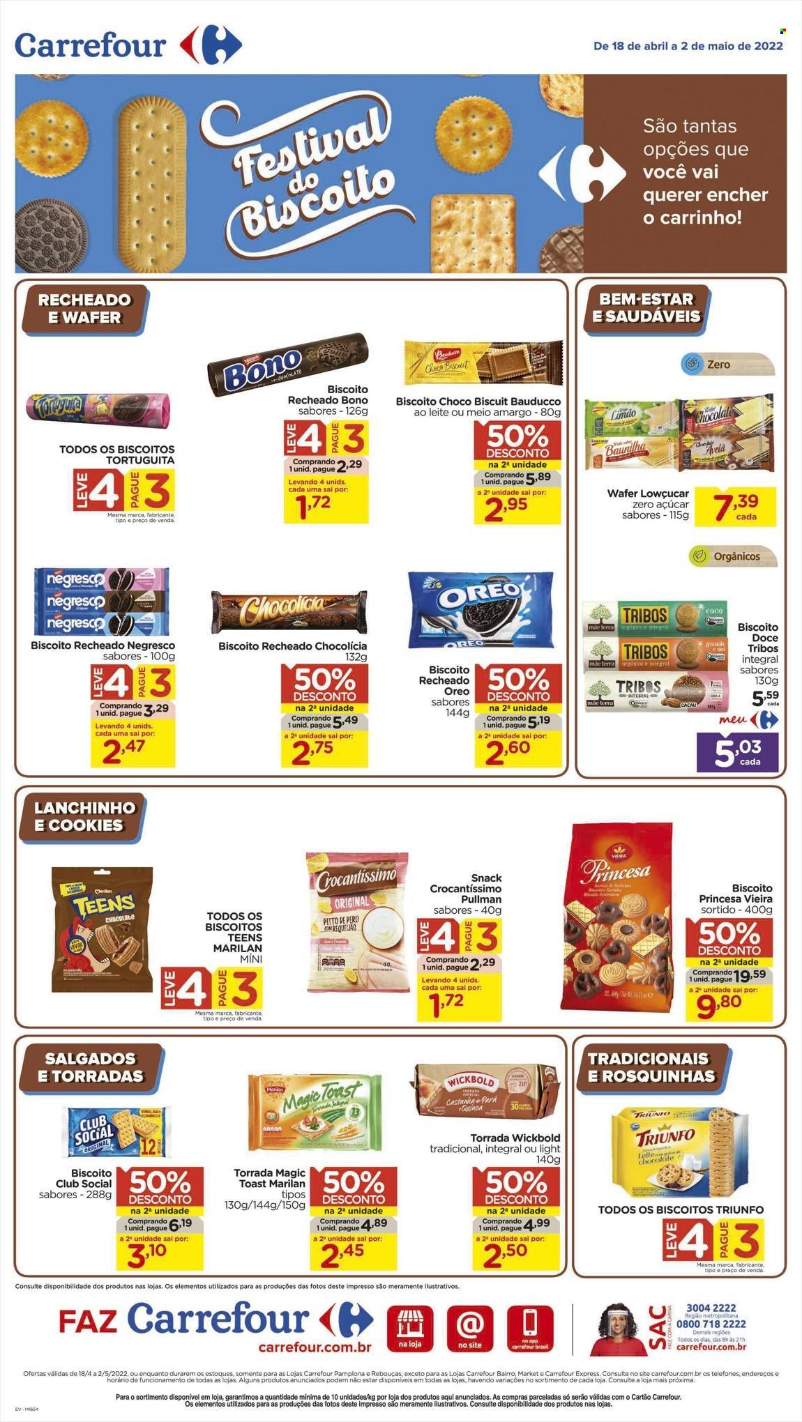 Folheto Carrefour Hiper - 18/04/2022 - 02/05/2022. Página 1