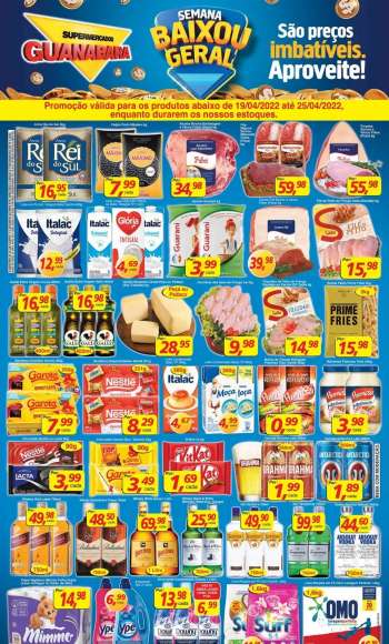 Folheto Supermercados Guanabara - 19/04/2022 - 25/04/2022.