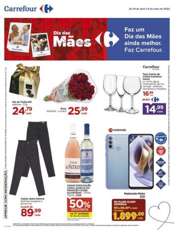 Folheto Carrefour Hiper - 19/04/2022 - 09/05/2022.