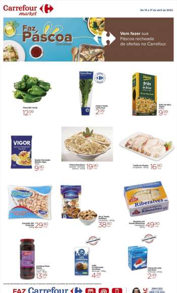 Folheto Carrefour Market - 14/04/2022 - 17/04/2022.
