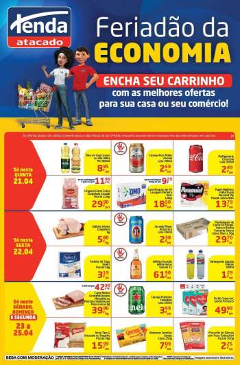 Folheto Tenda Atacado - 21/04/2022 - 25/04/2022.