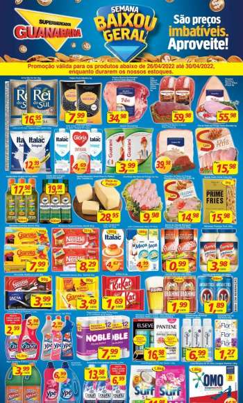 Folheto Supermercados Guanabara - 26/04/2022 - 30/04/2022.