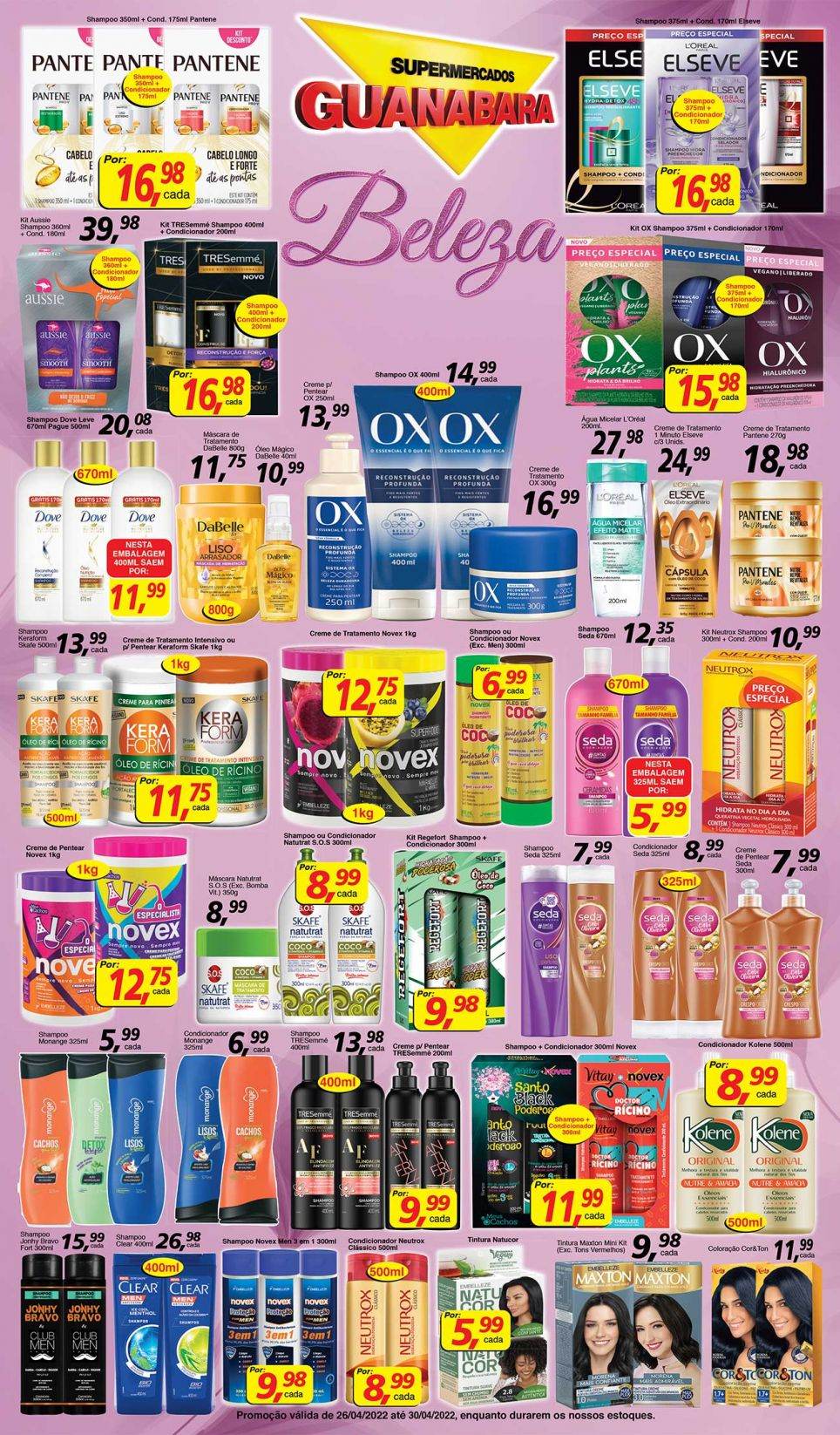 Folheto Supermercados Guanabara - 26/04/2022 - 30/04/2022. Página 12
