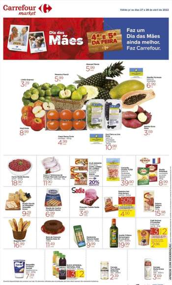 Folheto Carrefour Market - 27/04/2022 - 28/04/2022.