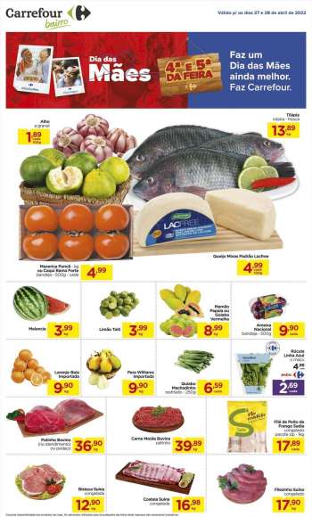 Folheto Carrefour Bairro - 27/04/2022 - 28/04/2022.