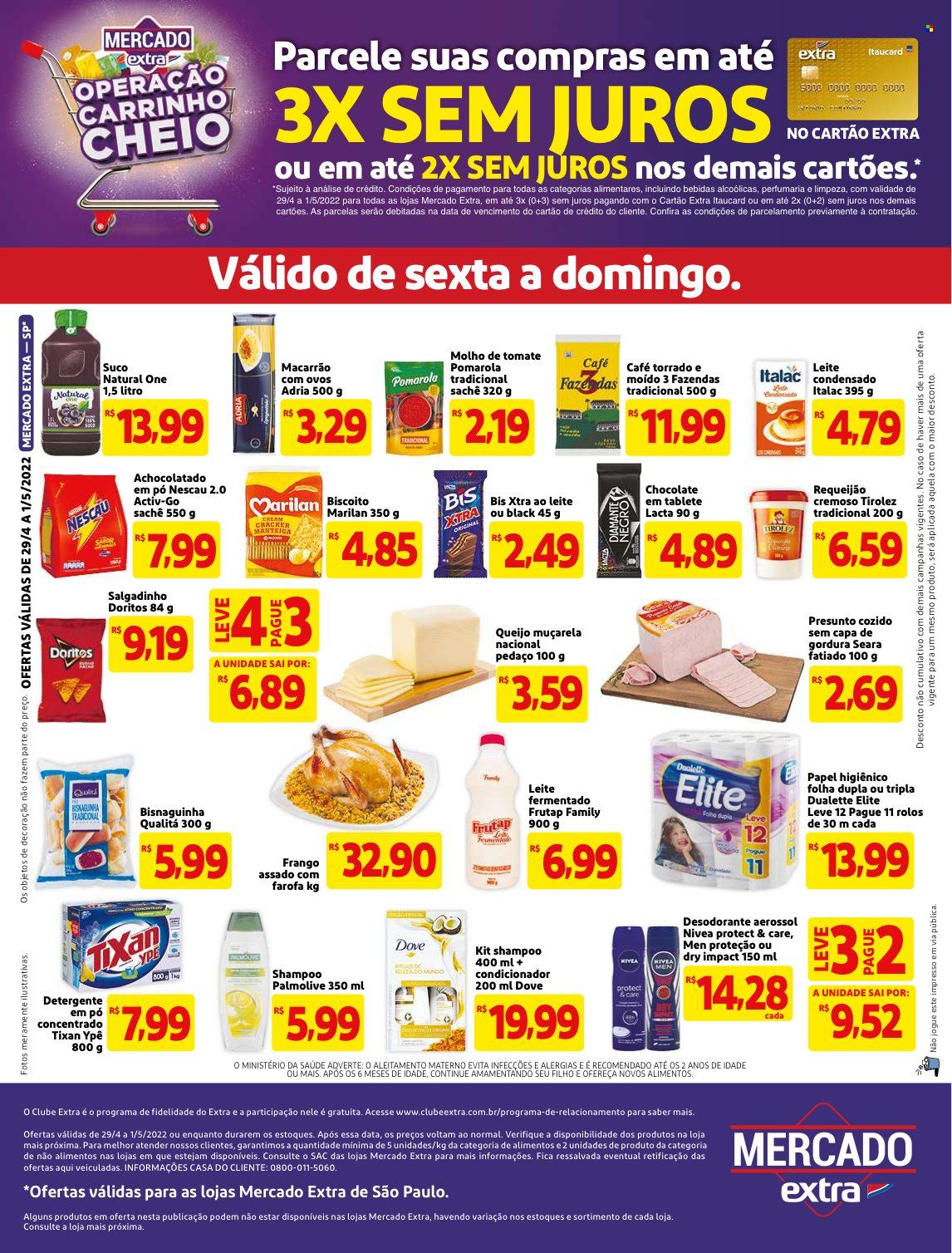 Folheto Mercado Extra - 29/04/2022 - 01/05/2022. Página 1