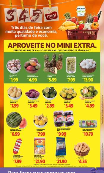 Folheto Mini Extra - 03/05/2022 - 05/05/2022.