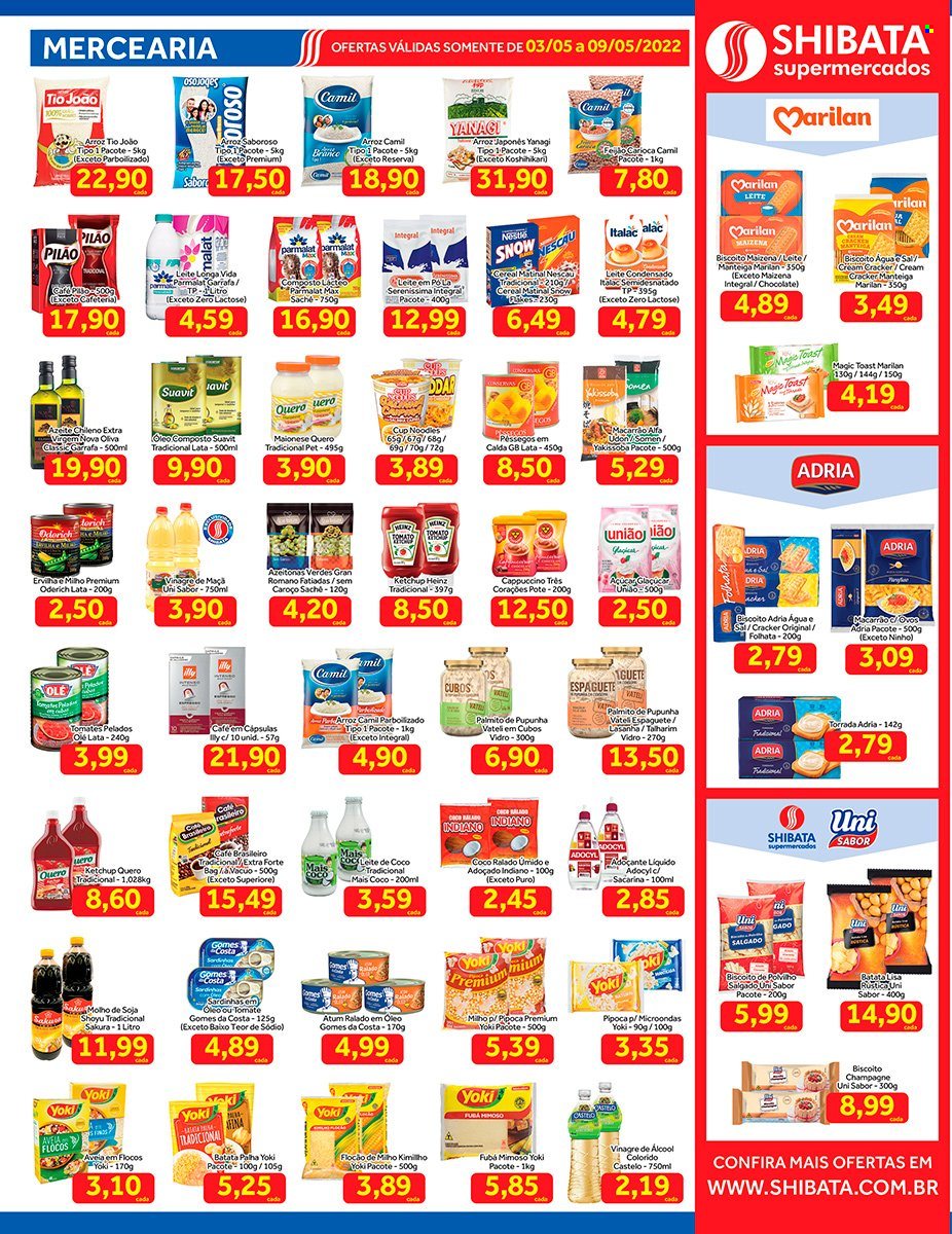Folheto Shibata Supermercados - 03/05/2022 - 09/05/2022. Página 2